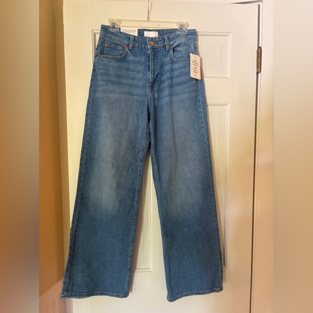 H&M Wide High Waist Jeans
